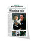 2006 Phil Mickelson Masters Champion 'Winning pair' Framed Newspaper - TitleGameFrames.com