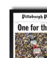 2006 Pittsburgh Steelers Parade Super Bowl Champions Framed Front Page Newspaper Print - Title Game Frames