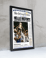 2007 Florida Gators NCAA Basketball Champions 'HELLO HISTORY!' Framed Newspaper - TitleGameFrames.com