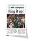 2008 Boston Celtics NBA Champions 'Ring it up!' Framed Newspaper Front Page Print - TitleGameFrames.com
