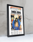 2008 Florida Gators College Football National Champions 'THREERIFIC' Framed Newspaper - TitleGameFrames.com