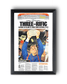 2008 Florida Gators College Football National Champions 'THREERIFIC' Framed Newspaper - TitleGameFrames.com