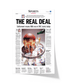 2008 Oklahoma City Thunder NBA Arrival “The Real Deal” – Framed Newspaper - TitleGameFrames.com