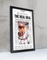 2008 Oklahoma City Thunder NBA Arrival “The Real Deal” – Framed Newspaper - TitleGameFrames.com