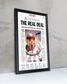 2008 Oklahoma City Thunder NBA Arrival “The Real Deal” – Framed Newspaper - TitleGameFrames.com