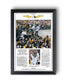 2009 Pittsburgh Steelers Parade Super Bowl Champions Framed Front Page Newspaper Print - Title Game Frames