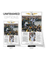 2009 Pittsburgh Steelers Parade Super Bowl Champions Framed Front Page Newspaper Print - Title Game Frames