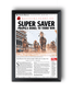 2010 Kentucky Derby "SUPER SAVER" Borel's 3rd Win Framed Front Page Newspaper - TitleGameFrames.com