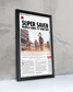2010 Kentucky Derby "SUPER SAVER" Borel's 3rd Win Framed Front Page Newspaper - TitleGameFrames.com
