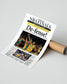 2010 Los Angeles LA Lakers NBA Championship Framed Print LA Times Newspaper Front Cover Kobe Bryant Staples Center - TitleGameFrames.com
