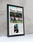 2010 Phil Mickelson Masters Champion 'Three cheers' Framed Newspaper - TitleGameFrames.com