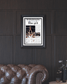 2011 Dallas Mavericks NBA Basketball Championship 'Blue grit' Framed Newspaper - TitleGameFrames.com