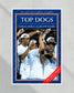 2011 UConn Huskies 'TOP DOGS' NCAA Championship Framed Newspaper - TitleGameFrames.com