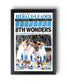2012 Kentucky Wildcats "8th Wonder" NCAA College Basketball Champions Framed Front Page Newspaper Print - Title Game Frames