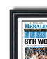 2012 Kentucky Wildcats "8th Wonder" NCAA College Basketball Champions Framed Front Page Newspaper Print - Title Game Frames