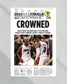 2012 Miami Heat NBA Champion Framed Front Page Newspaper Print - TitleGameFrames.com