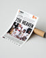 2013 Miami Heat “7th Heaven” NBA Champions Framed Newspaper Front Page Print - TitleGameFrames.com
