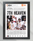 2013 Miami Heat “7th Heaven” NBA Champions Framed Newspaper Front Page Print - TitleGameFrames.com