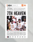 2013 Miami Heat “7th Heaven” NBA Champions Framed Newspaper Front Page Print - TitleGameFrames.com