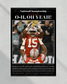 2014 Ohio State National Champions "O - H, OH YEAH!" Plain Dealer Commemorative Newspaper - Title Game Frames