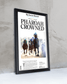2015 Kentucky Derby “PHARAOH CROWNED” American Pharaoh Winner Framed Front Page Newspaper - TitleGameFrames.com