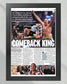 2018 Tyson Fury vs. Deontay Wilder Heavyweight Boxing Framed Front Page Newspaper Print - TitleGameFrames.com