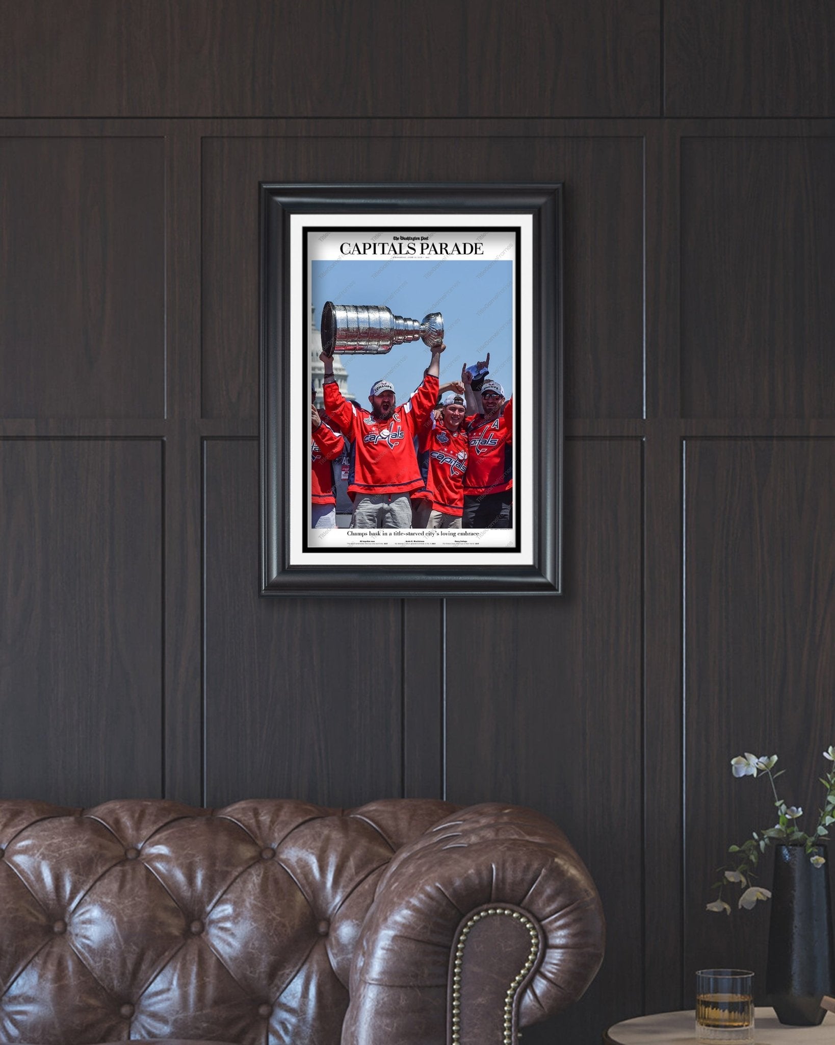 2018 Washington Capitals Stanley Cup 'Champions Parade' Commemorative Newspaper - TitleGameFrames.com