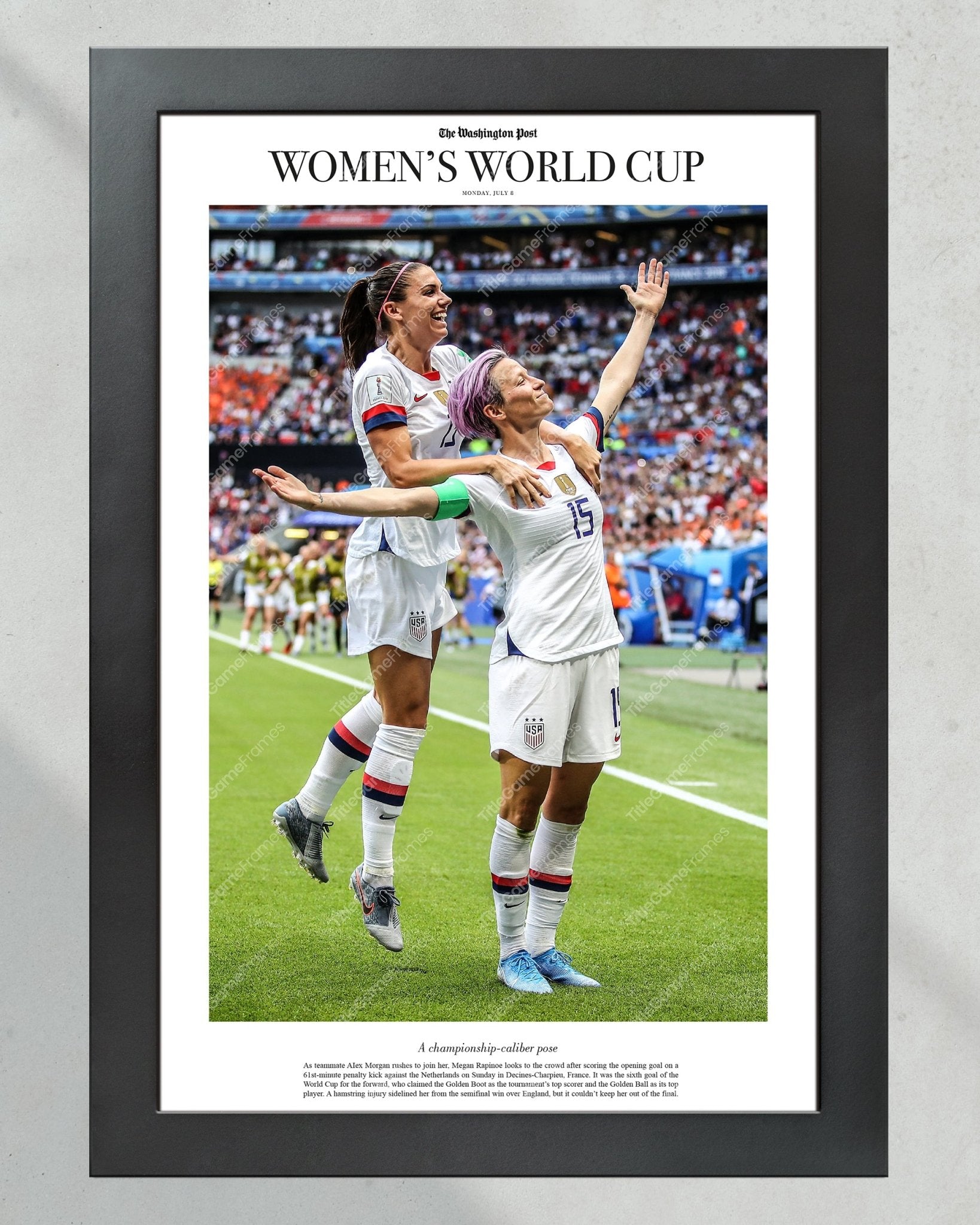 Fifa Frame 2019 FIFA Women’s World Cup Framed Print – TitleGameFrames.com