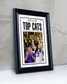 2019 LSU Tigers National Champions "Top Cats" Framed Front Page Newspaper Print - TitleGameFrames.com