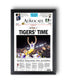 2019 LSU Tigers “Tigers’ Time” NCAA College Football National Champions Framed Front Page Newspaper Print - TitleGameFrames.com