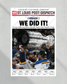 2019 St. Louis Blues Stanley Cup Championship Newspaper Framed Print Enterprise Center - TitleGameFrames.com