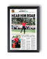 2019 Tiger Woods Masters Champion 'Hear Him Roar' Front Page Newspaper - TitleGameFrames.com