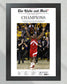 2019 Toronto Raptors NBA Champion Framed Front Page Newspaper Print - TitleGameFrames.com