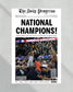 2019 Virginia Cavaliers NCAA College Basketball Champions Framed Front Page Newspaper Print - TitleGameFrames.com