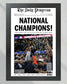 2019 Virginia Cavaliers NCAA College Basketball Champions Framed Front Page Newspaper Print - TitleGameFrames.com