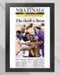 2020 Lakers Framed NBA Championship front page reprint Staples Center - TitleGameFrames.com