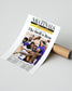 2020 Lakers Framed NBA Championship front page reprint Staples Center - TitleGameFrames.com
