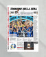 2020 UEFA Italy Football Championship Framed Front Page Newspaper Print - TitleGameFrames.com