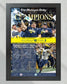 2021 Michigan Wolverines Big Ten Championship: 'CHAMPIONS' - Framed Print - TitleGameFrames.com