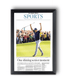 2021 Phil Mickelson PGA Championship Framed Front Page Newspaper - TitleGameFrames.com
