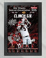 2022 Georgia Bulldogs 'Clinch Six' College Football National Champions Framed Front Page Newspaper Print - TitleGameFrames.com