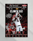 2022 Georgia Bulldogs 'Clinch Six' College Football National Champions Framed Front Page Newspaper Print - TitleGameFrames.com