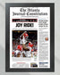 2022 Georgia Bulldogs 'Joy Ride' National Championship Framed Front Page Newspaper Print UGA - TitleGameFrames.com