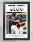 2022 Houston Astros “Again!” World Series Framed Front Page Newspaper Print - TitleGameFrames.com
