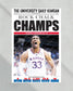 2022 Kansas Jayhawks “Champs” NCAA College Basketball Champions Framed Front Page Newspaper Print - Title Game Frames