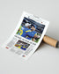 2022 LA Rams NFC Champions Framed Front Page Newspaper Print - Title Game Frames
