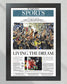 2022 LAFC Los Angeles Football Club MLS Championship Framed Front Page Newspaper - Title Game Frames