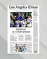 2022 Los Angeles Rams Super Bowl LVI Framed Front Page Newspaper Print Cover SoFi Stadium - Title Game Frames