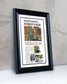 2022 Scottie Scheffler Masters Champion 'Scheff's Kiss' Framed Newspaper - TitleGameFrames.com