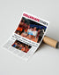 2022 Virginia Tech Hokies ACC NCAA Basketball Champions Framed Front Page Newspaper Print - Title Game Frames